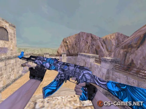 Модель HD AK-47 «Tokolosi Neptune» для CS 1.6
