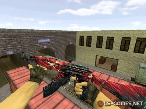 Модель HD AK-47 «Hunger» для CS 1.6
