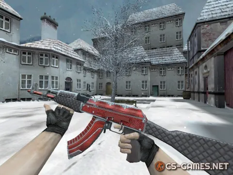 Модель HD AK-47 «Ruby» для CS 1.6
