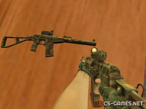 Модель AK-47 «AS VAL Camouflage» для CS 1.6