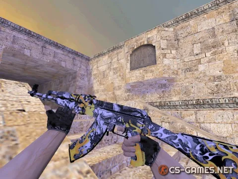 Модель HD AK-47 «Firewalker» для CS 1.6
