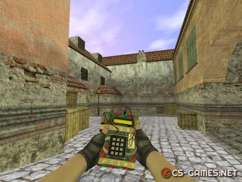 Модель бомбы "Новогодняя" из CS:GO для CS 1.6