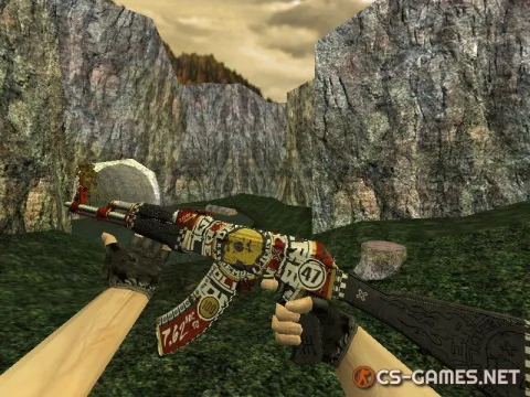 Модель HD AK-47 «Demolition v2» для CS 1.6