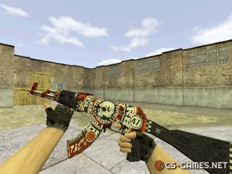 Модель HD AK-47 «Demolition v1» для CS 1.6