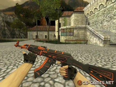 Модель HD AK-47 «Obstacle» для CS 1.6