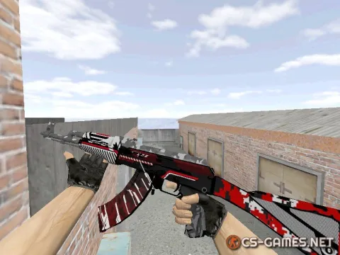 Модель HD AK-47 «Military Carbon» для CS 1.6