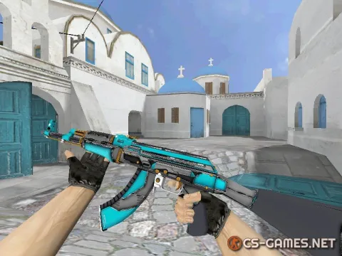 Модель HD AK-47 «Overdrive» для CS 1.6