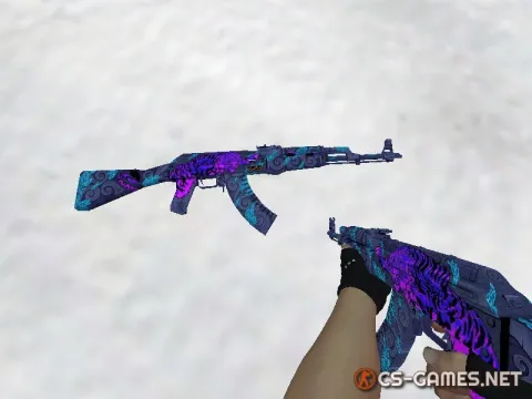 Модель HD AK-47 «Tigerstrike» для CS 1.6