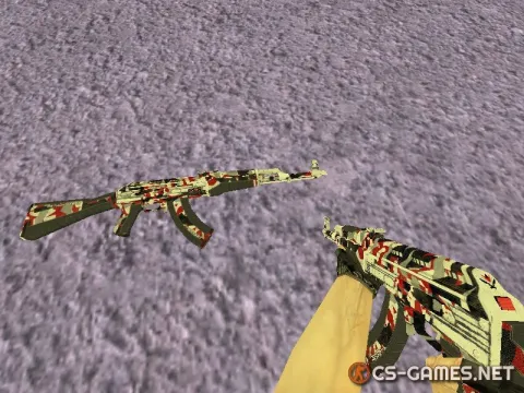 Модель HD AK-47 «Modern Hunter» для CS 1.6