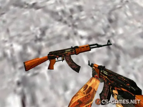 Модель AK-47 «Fire» для CS 1.6