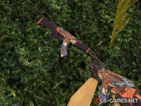 Модель AK-47 «Dragon King» для CS 1.6
