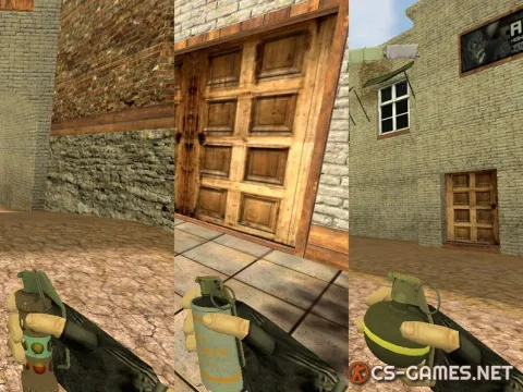 Пак моделей гранат из CS:GO для CS 1.6