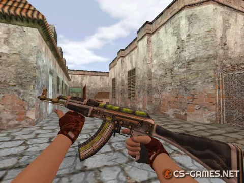 Модель HD AK-47 «The Legacy» для CS 1.6