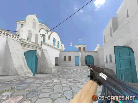 Модель AK-47 «Carbon Lines» для CS 1.6