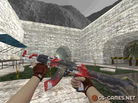 Модель HD AK-47 «Roll Cage» для CS 1.6