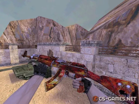 Модель HD AK-47 «Cannibal» для CS 1.6