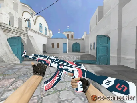 Модель AK-47 «Dangerous» для CS 1.6