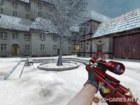 Модель новогодняя Scout для CS 1.6