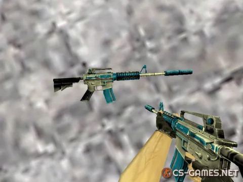 Модель M4A1 «Blue Force» для CS 1.6
