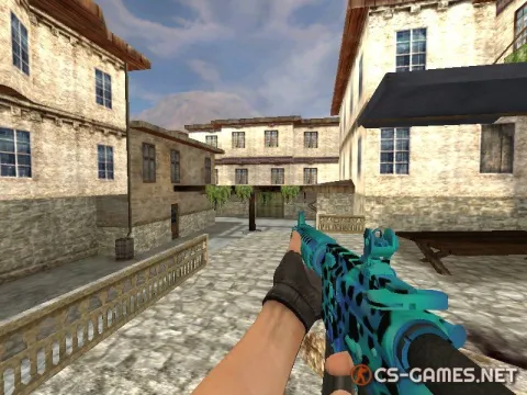Модель M4A1 «Blue J» для CS 1.6