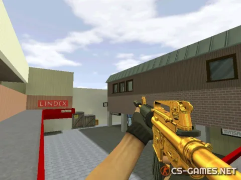 Модель M4A1 «Золото» для CS 1.6