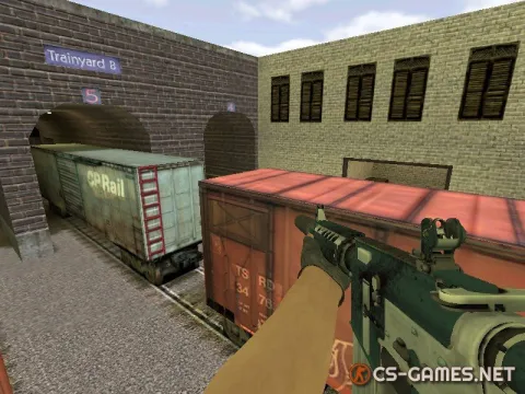 Модель M4A4 «Splatter — Брызги» для CS 1.6