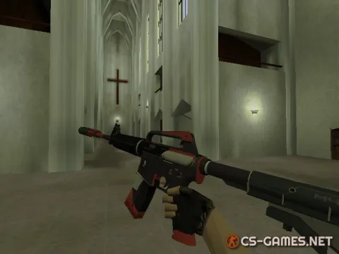Модель HD M4A1-S «Сайрекс» для CS 1.6