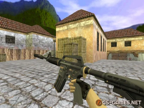 Модель HD M4A1-S «Elite Build» для CS 1.6