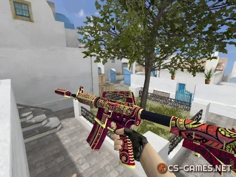 Модель HD M4A1-S «Chantico's Fire» для CS 1.6