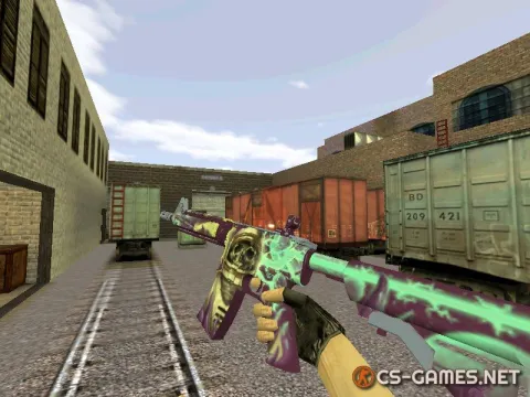 Модель M4A4 «Desolate Space» для CS 1.6