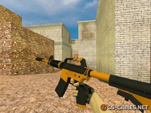Модель HD M4A1-S «Atomic Alloy» для CS 1.6