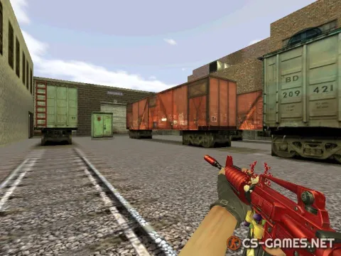 Модель M4A1 «Новогодняя» для CS 1.6