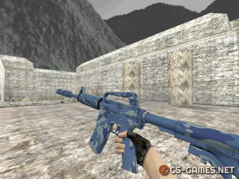Модель HD M4A1-S «Bright Water» для CS 1.6