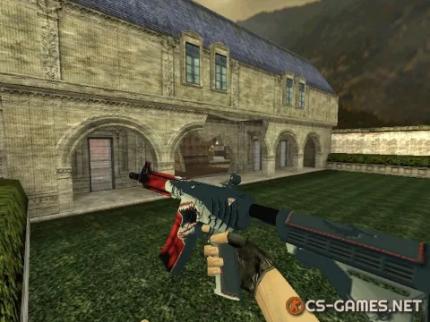 Модель M4A4 «Shark's Attack» для CS 1.6