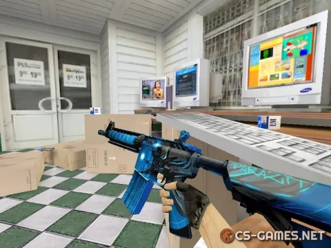 Модель HD M4A4 «Melanik Abyssal» для CS 1.6