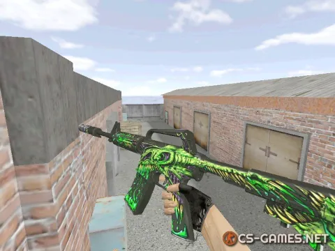 Модель HD M4A1-S «Toxicator» для CS 1.6