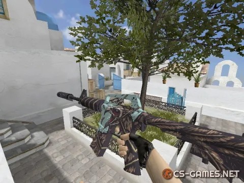 Модель HD M4A1-S «Never Fly» для CS 1.6