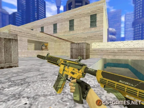 Модель HD M4A4 «Buzz Kill» для CS 1.6