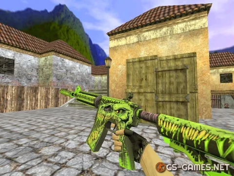 Модель HD M4A4 «Toxicator» для CS 1.6