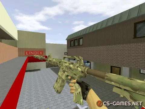 Модель HD M4A1-S «VariCamo» для CS 1.6