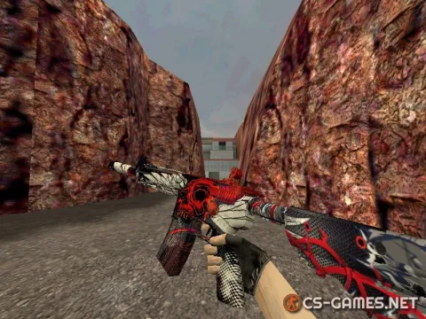 Модель HD M4A4 «De Jackal» для CS 1.6