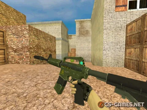 Модель HD M4A1-S «Mk. II» для CS 1.6