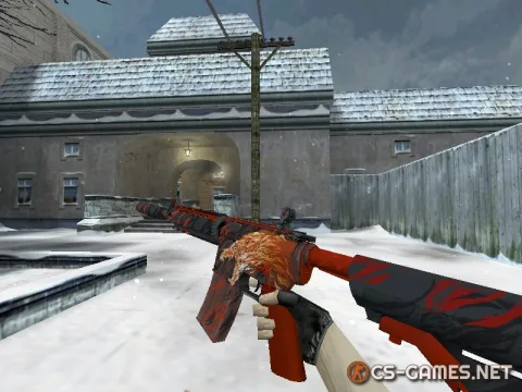 Модель HD M4A4 «Howl» для CS 1.6