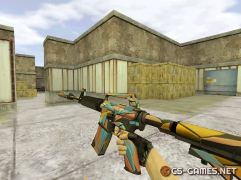 Модель HD M4A1-S «Leaded Glass» для CS 1.6