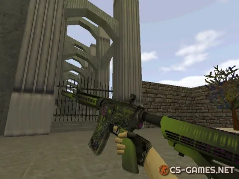 Модель HD M4A4 «Reset» для CS 1.6