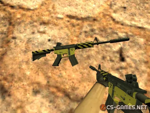 Модель M4A4 «Nuclear» для CS 1.6