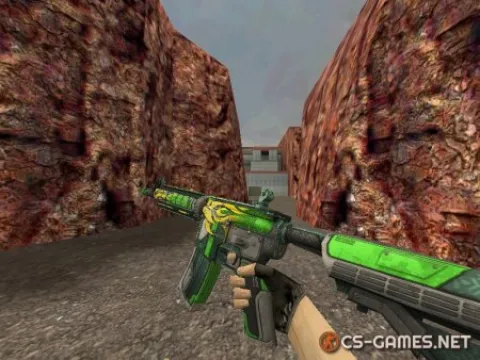 Модель HD M4A4 «Jalapeno» для CS 1.6