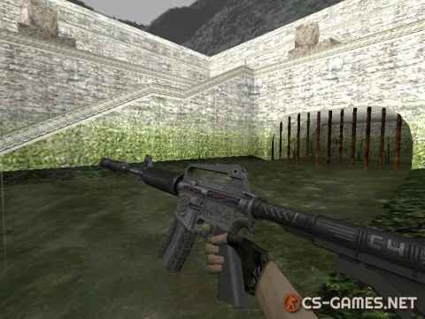 Модель HD M4A1-S «Defuser» для CS 1.6