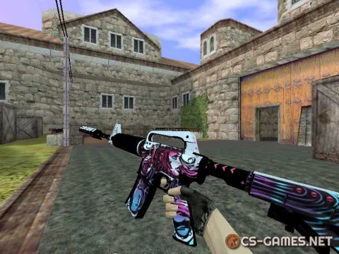 Модель HD M4A1-S «Neo-Noir» для CS 1.6