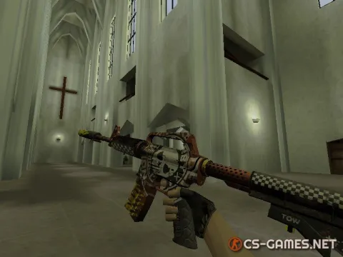 Модель HD M4A1-S «Demolition Derby» для CS 1.6